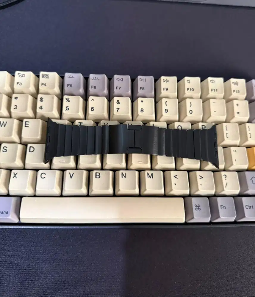 Strap Stainless Link Bracelet Apple Watch 45/46mm Black Mulus