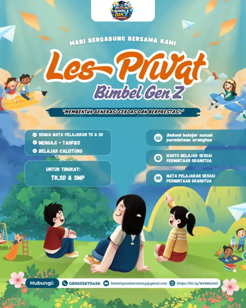 Mencari murid yang minat Bimbel & Calistung