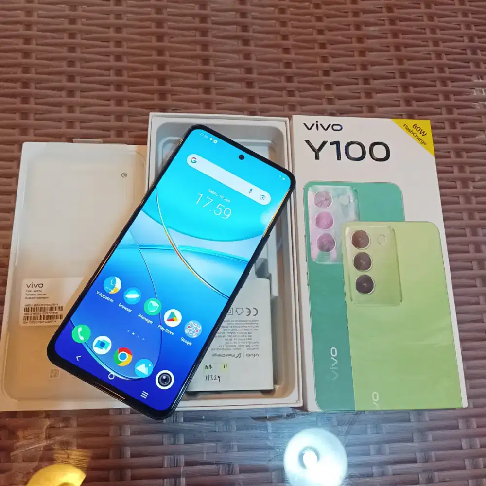 Vivo y100 8+8/128 Fullset ORI no minus