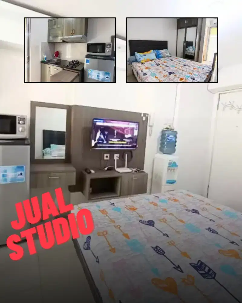 Jual BU Murah Studio Furnish Apartemen Bassura City  SHM
