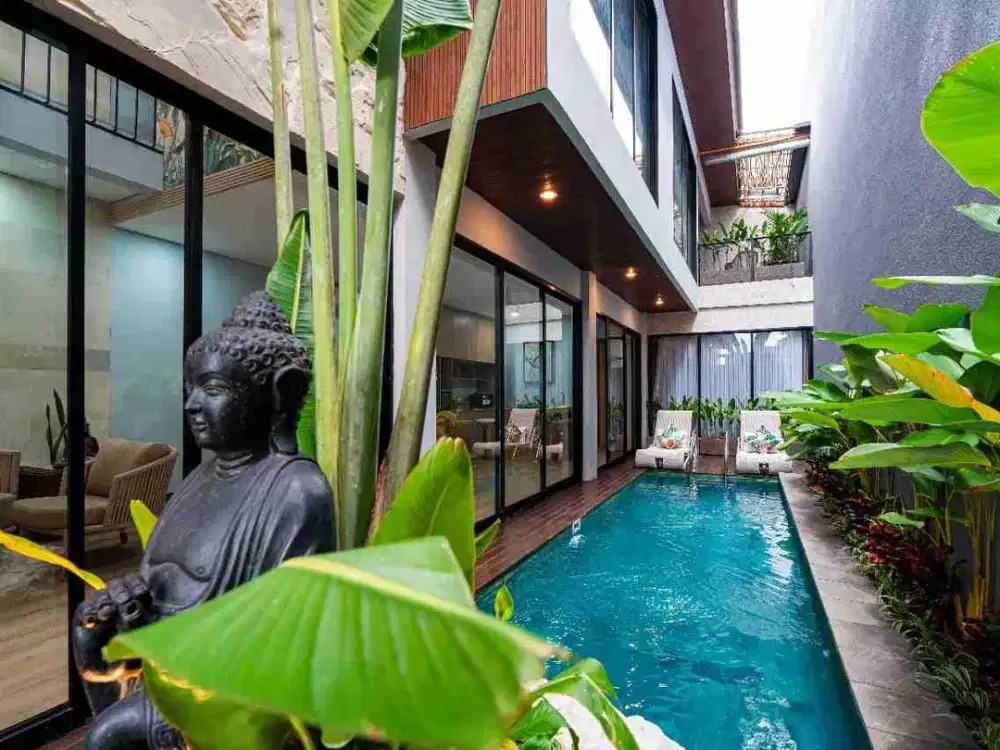 Villa Modern Tropis Di Kemenuh Dekat Ubud