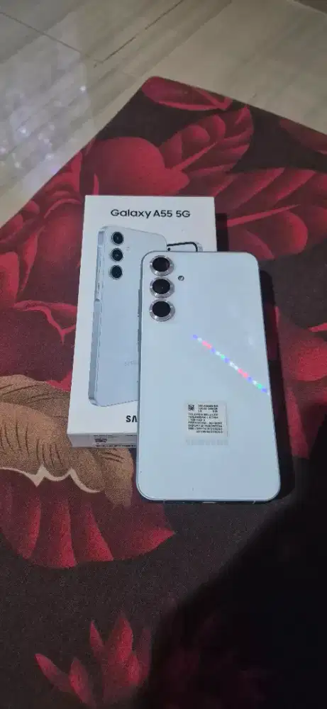 Samsung A55 12/256 segel mulus masih garansi,