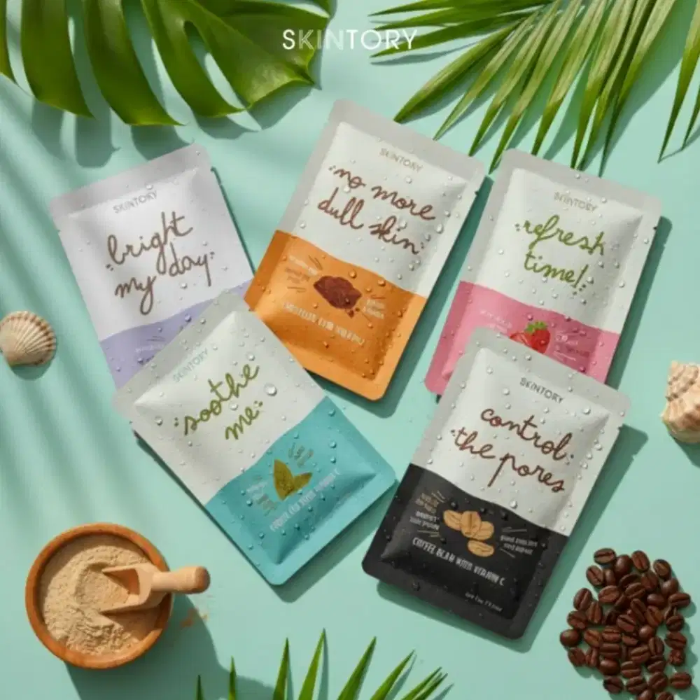 Masker kulit dan wajah skintori