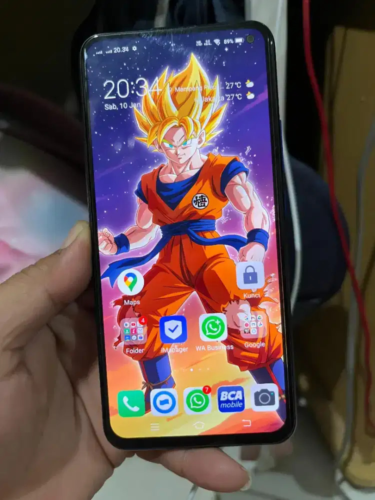 Vivo V19 Blue 8/128gb batangan tt bt