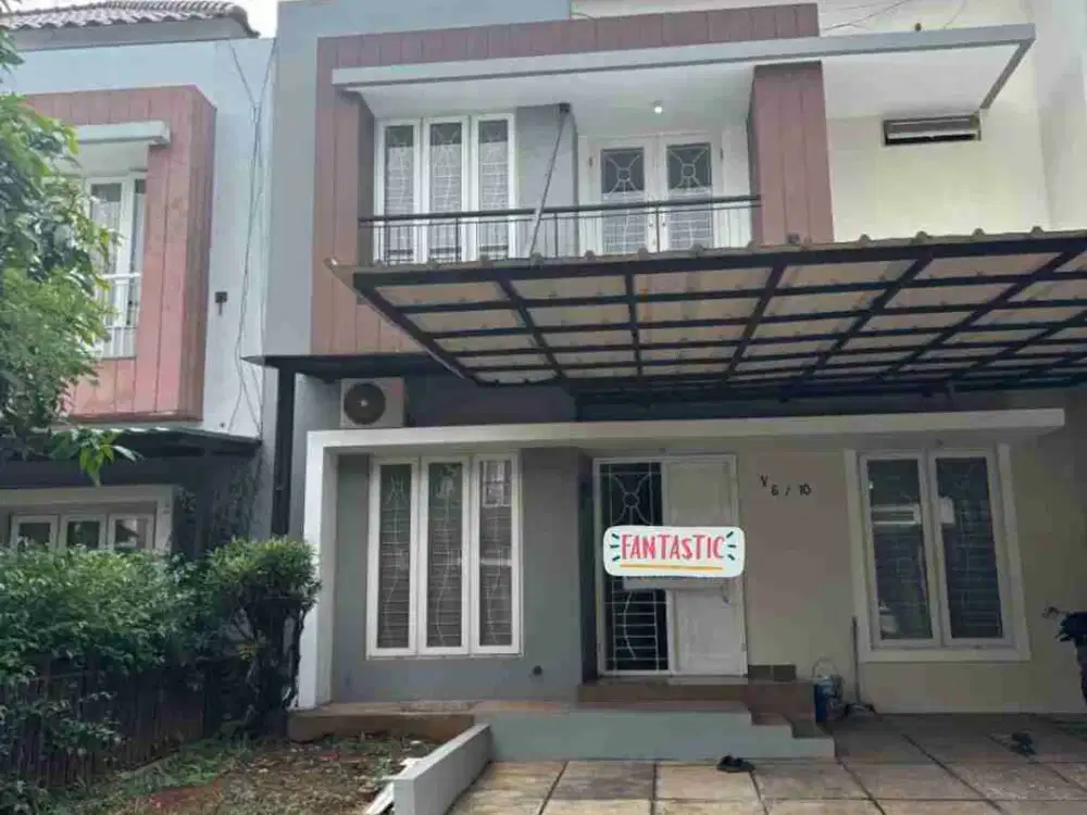 di sewakan rumah bagus siap huni di Raffles hills Cibubur
