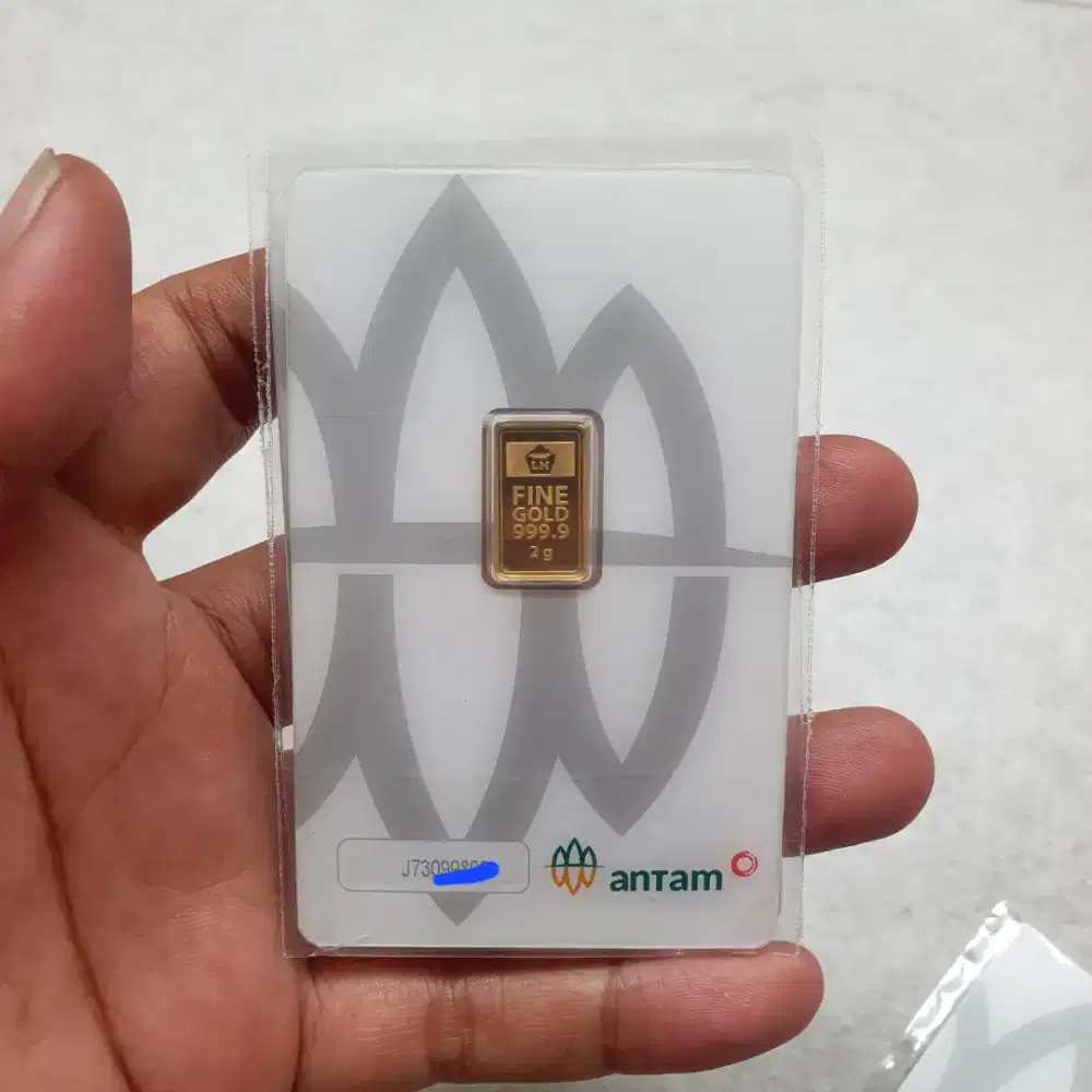 Emas Logam Mulia Emas Antam 2 gr gram RM Surabaya Sidoarjo Gresik