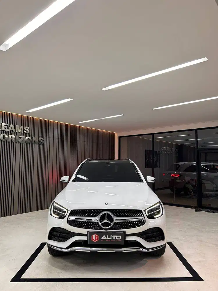 Mercedes Benz GLC 200 GLC200 AMG 2020 Putih Mercy Km15rb B2941SJD
