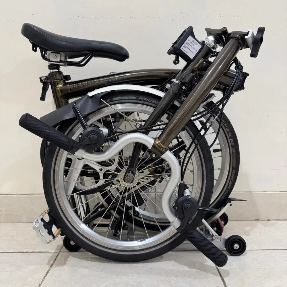 BROMPTON M6R BLACK LACQUER 2021 - LIKE NEW
