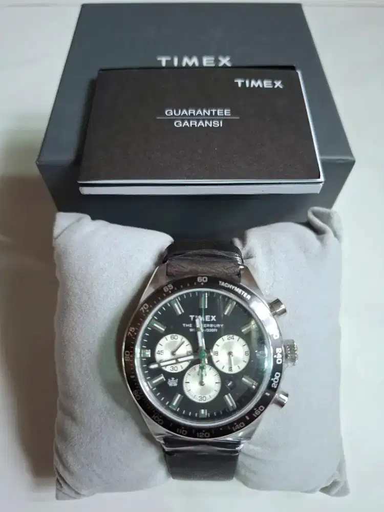 Baru jam Timex waterbury chrono strap leather