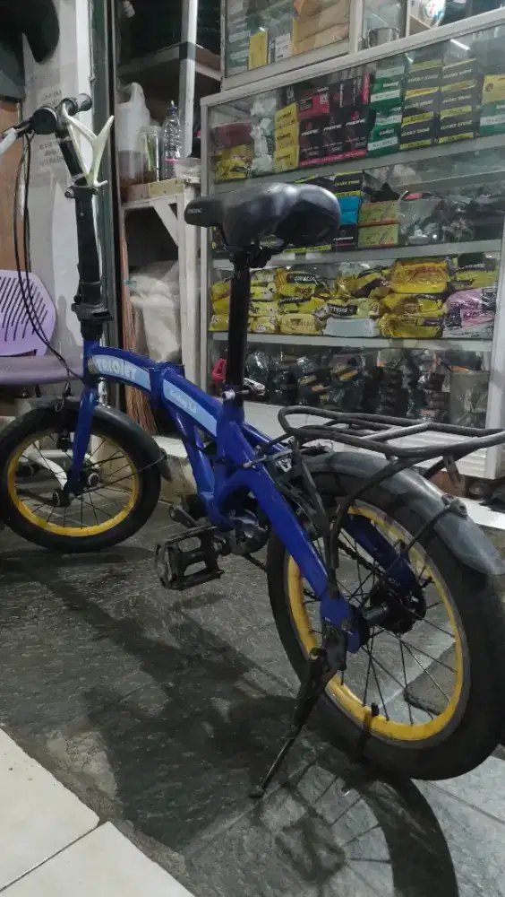 Sepeda lipat r 16 masih kinclong jamin semua normal 1 speed ya 350rb