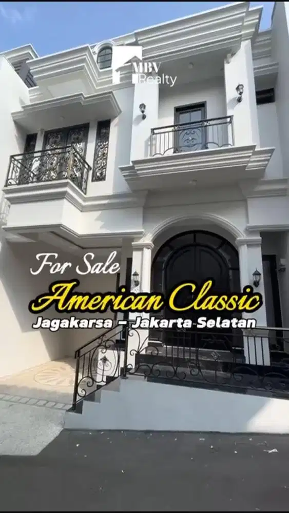 Di Jual Rumah Bagus Brand New American Classid Di Jagakarsa jaksel