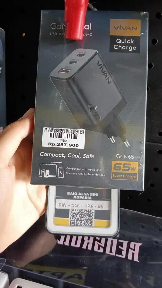 VIVAN CHARGER GAN65 SILVERY 65W