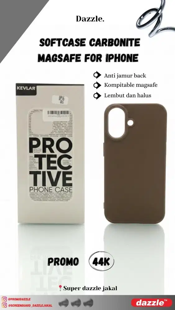 Softcase carbonite magsafe