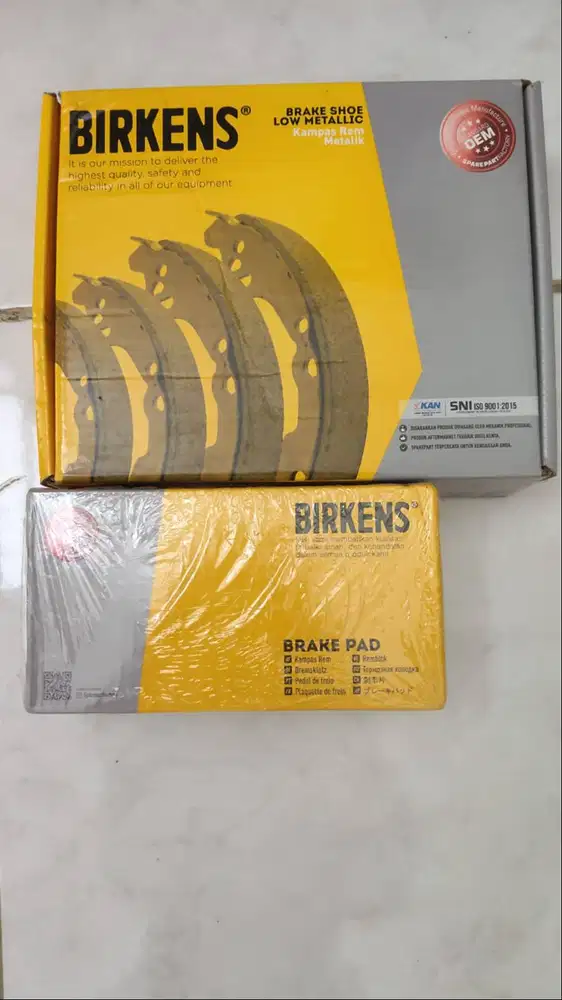 Dijual Kampas Rem Nissan March Birkens Depan Belakang Murah Aja