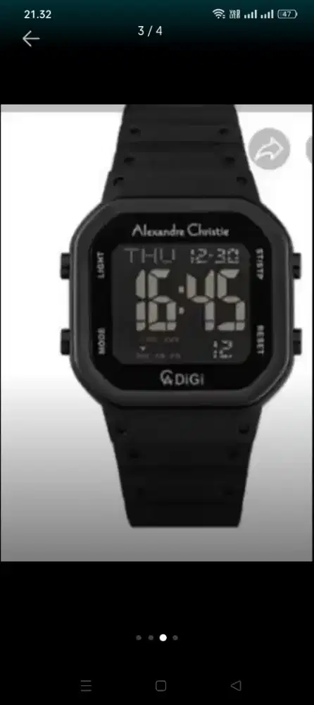 jam Alexandre Christie digi 9347 LH