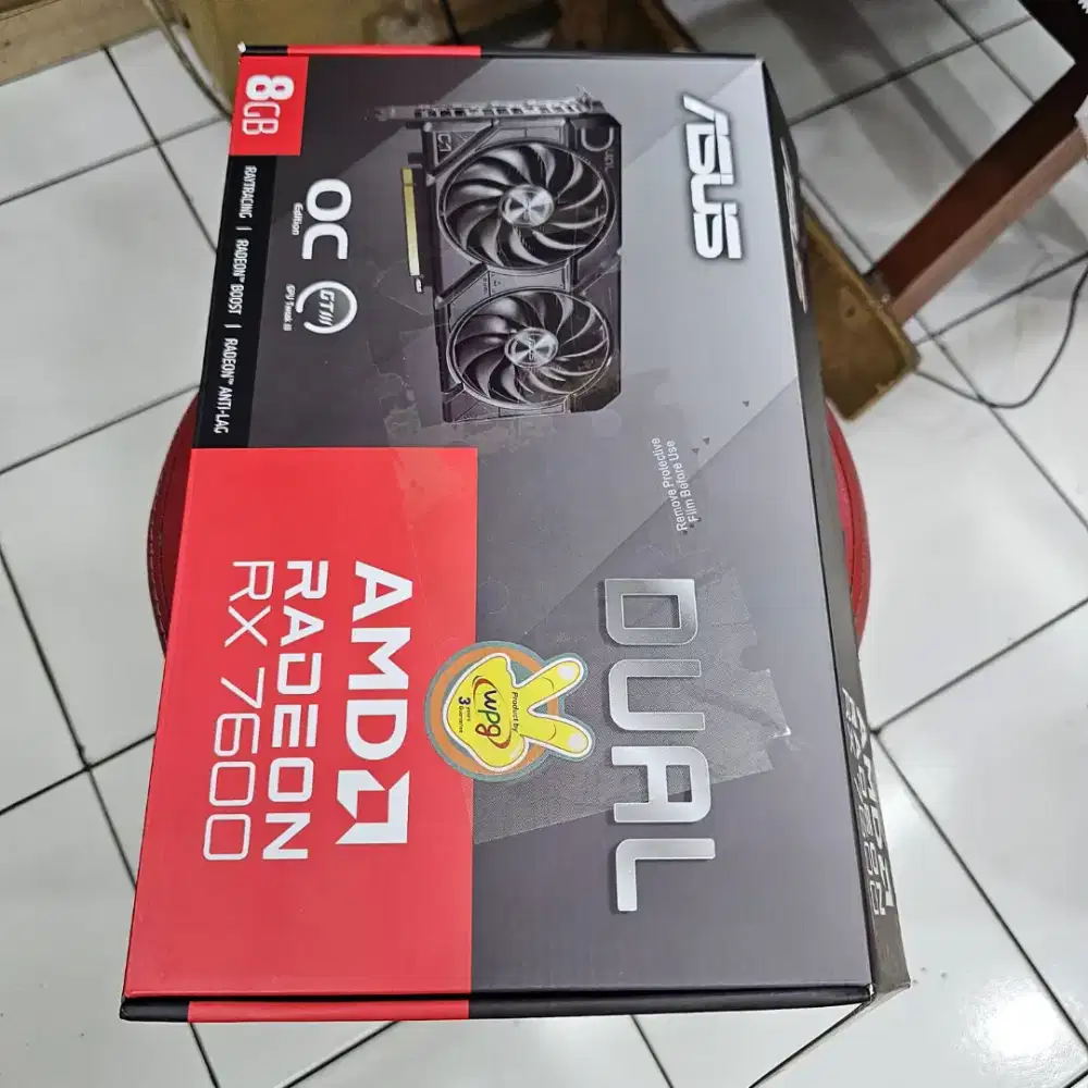 VGA AMD RADEON ASUS RX 7600 8GB - PEMAKAIAN 1BULAN