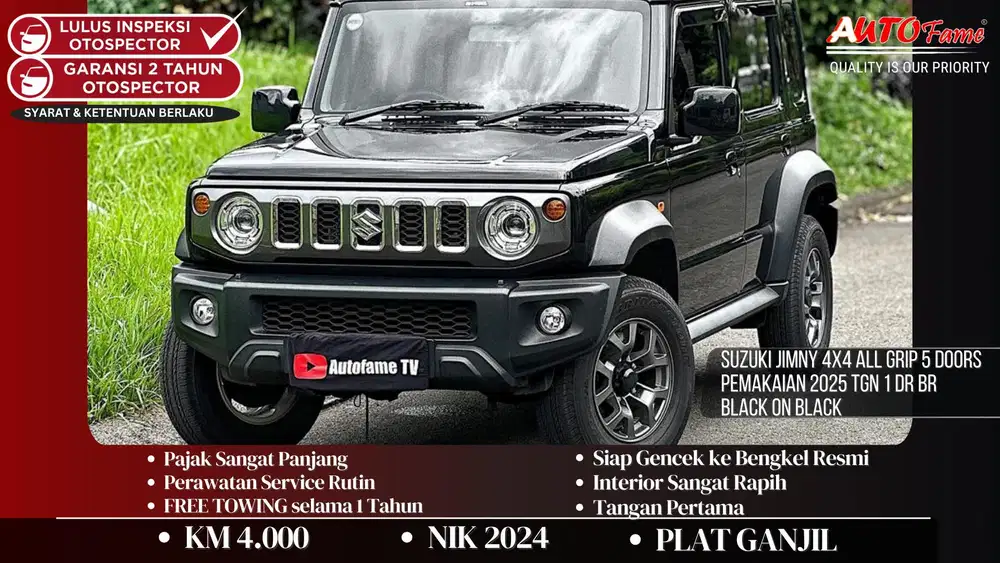 Suzuki Jimny 4x4 All Grip 5 Doors NIK 2024
