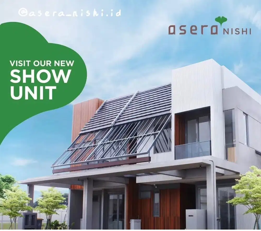 DIJUAL RUMAH FULL FURNISHED CLUSTER ASERA NISHI