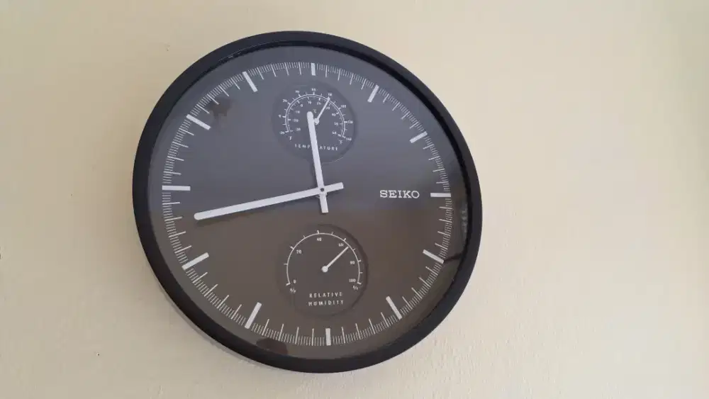 Jam dinding seiko mesin ori # citizen lorus