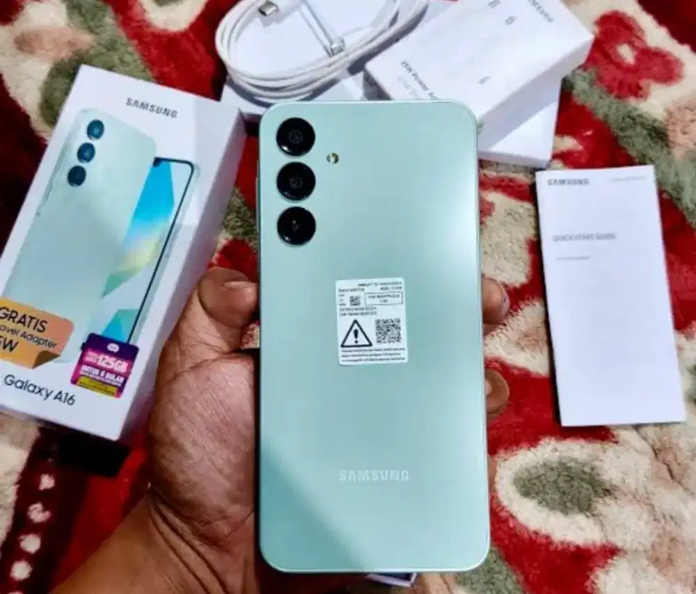 Murah hp samsung A16 8/256 lkp mulus, bs TT