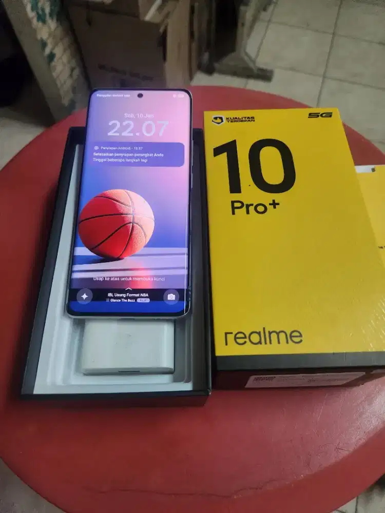 Murah hp Realme 10 pro+plus 5G 12/256 lkp mulus, bs TT