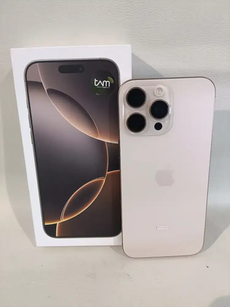 Iphone 16 Promax 256 garansi Juli 2026 (Ibox) Bh 100% (CC 3)