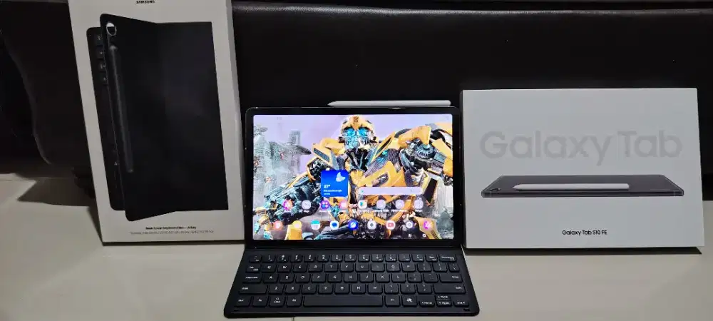 Jual Samsung Tab S10 FE Wifi + Samsung keyboard cover + S-pen original