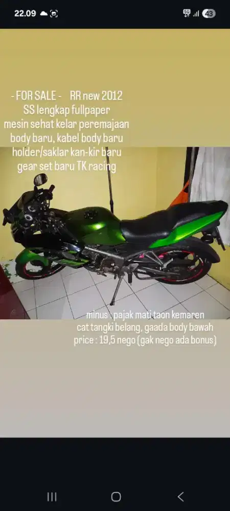 Kawasaki Ninja RR new 2012