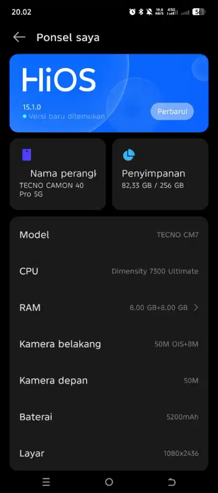 TECNO POVA 40 PRO 5G