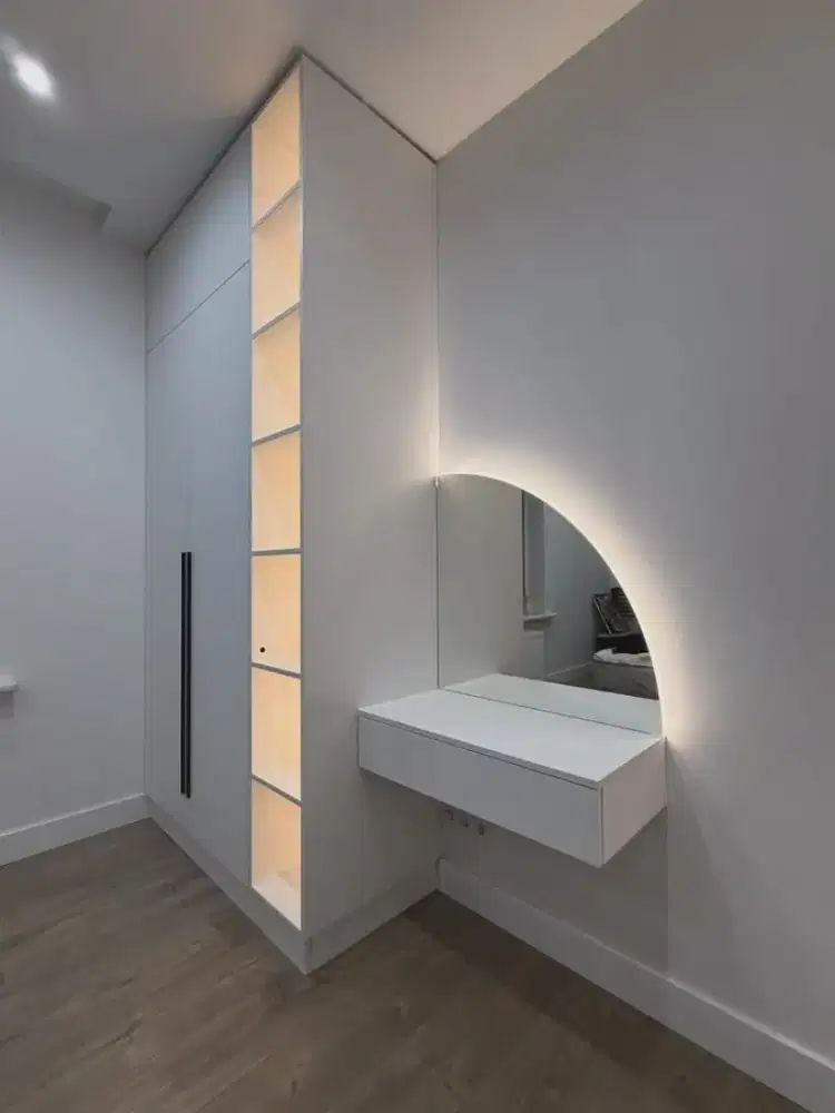 Interior design fully furnished apartemen di bekasi