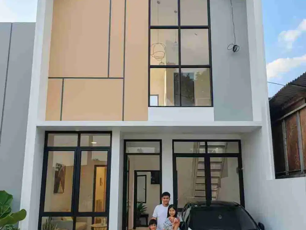 jual rumah siap huni modern selangkah ke stasiun bojong gede strategis