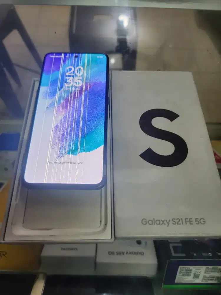 Murah hp samsung S21 Fe 5G 8/256 lkp lcd garis, bs TT