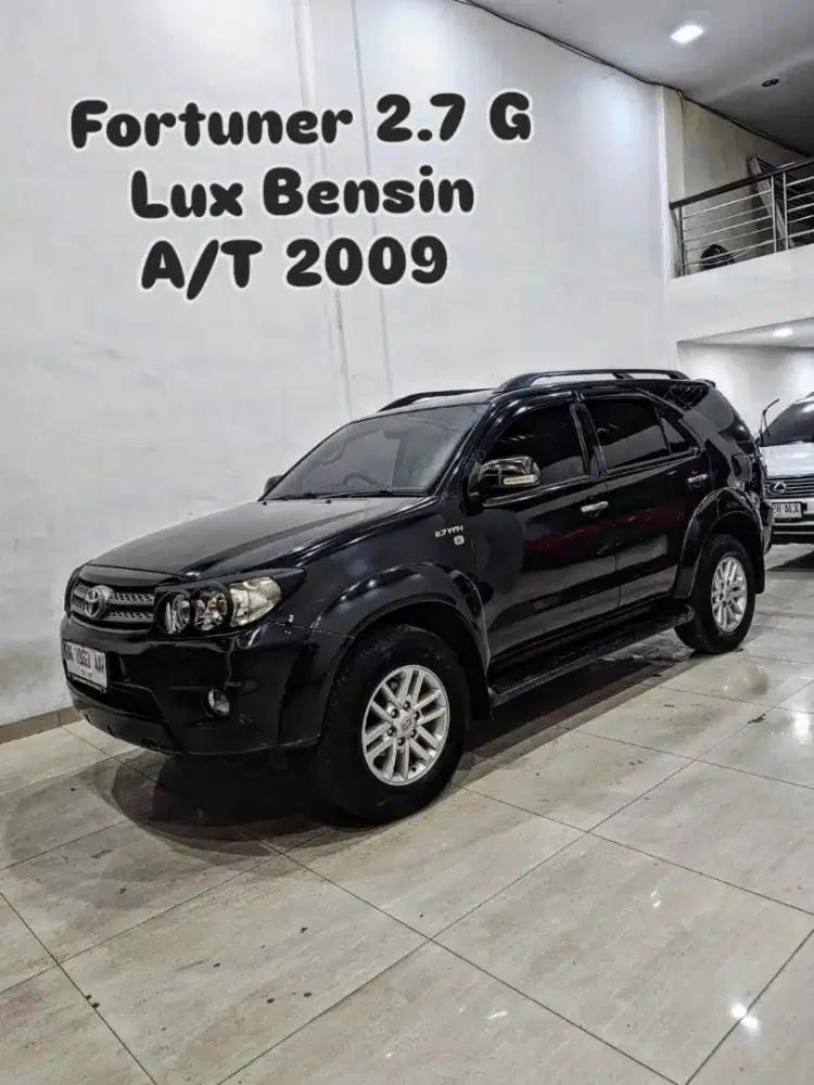 FORTUNER 2.7 G Lux Bensin Automatic 2009 / 2010 hitam toyota