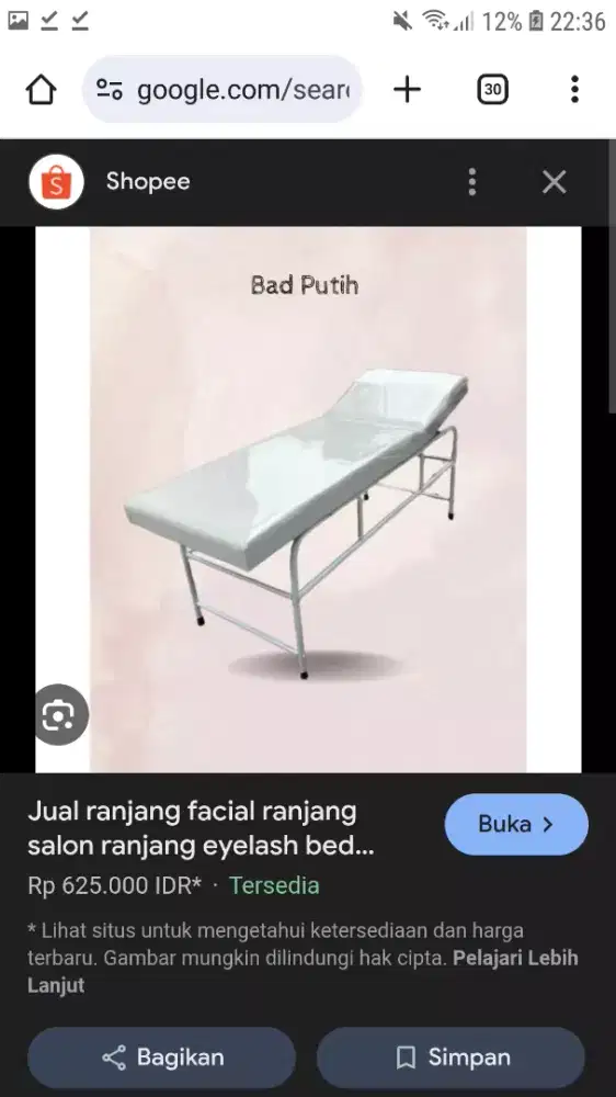 DIJUAL CEPAT 2 KASUR EYELASH ATAU FACIAL