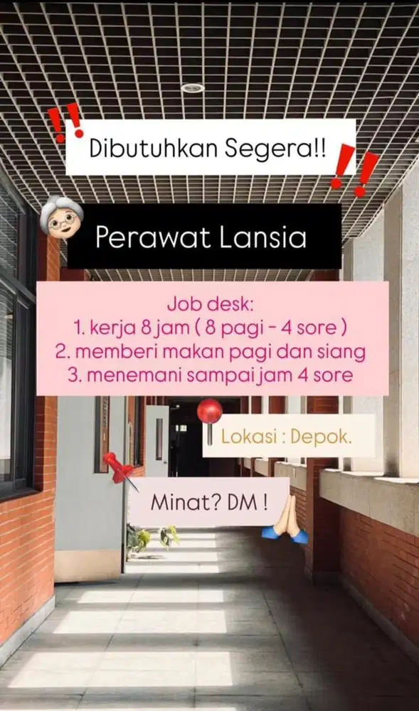 DIBUTUHKAN SEGERA ( PEREMPUAN )