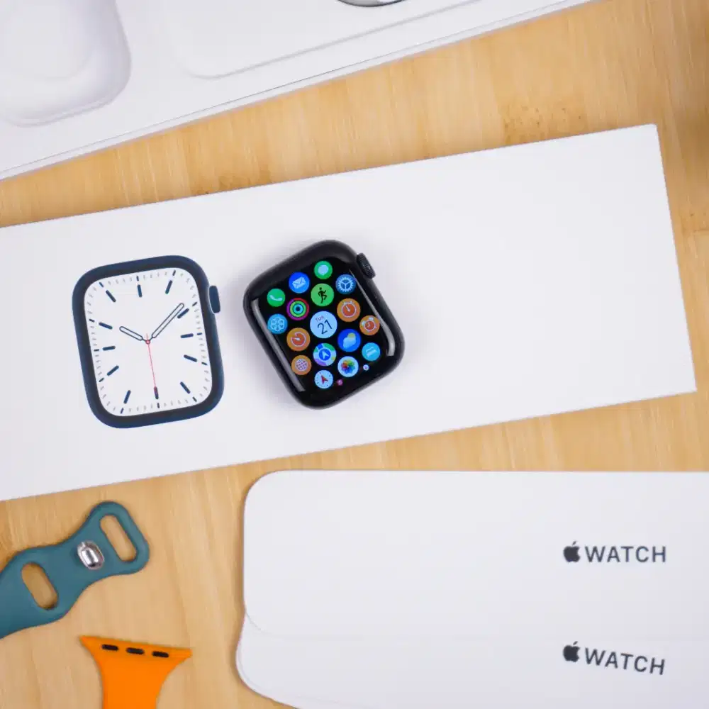 Apple Watch 7 41mm Midnight Aluminum case, Fullset original