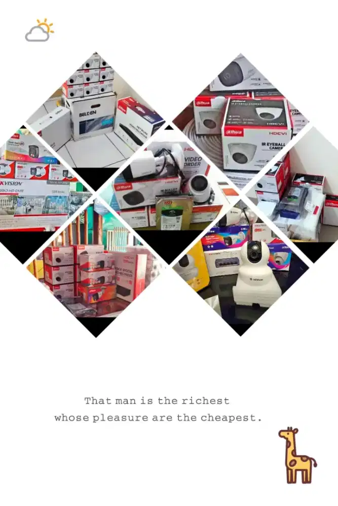 Jual cctv paket komplit murah di Serpong
