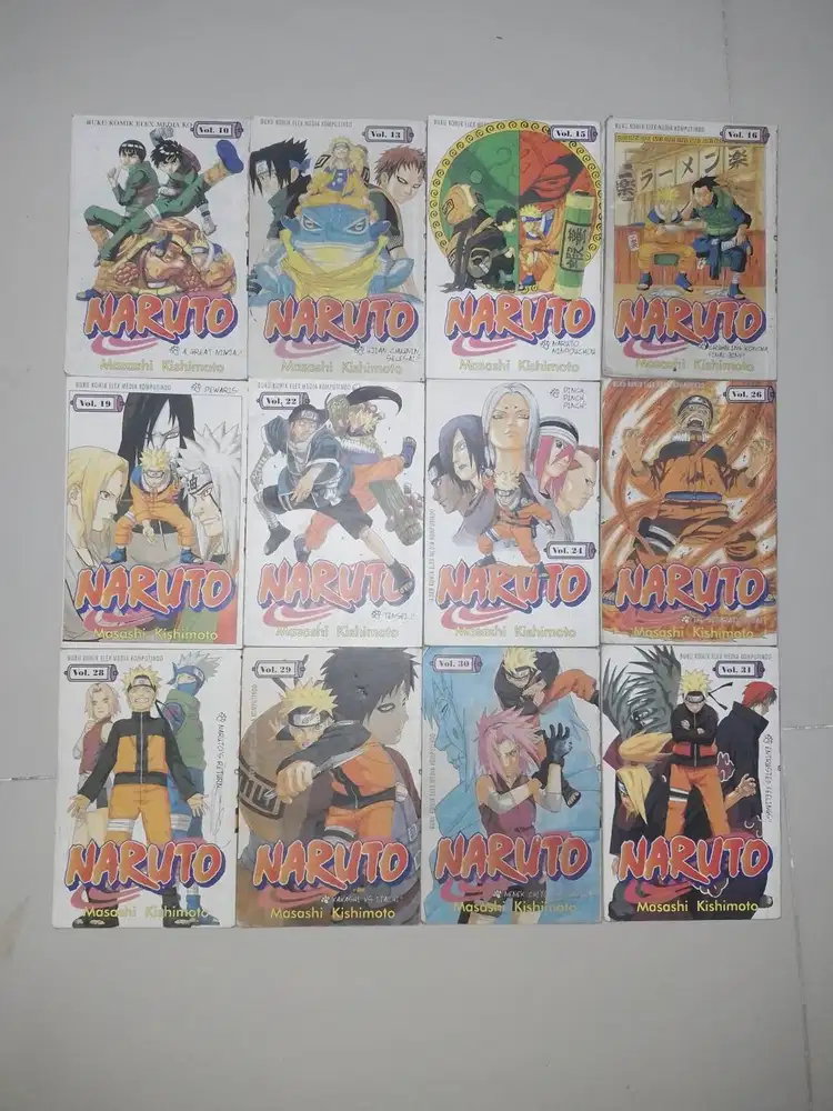 Dijual Komik Naruto & Attack On Titan