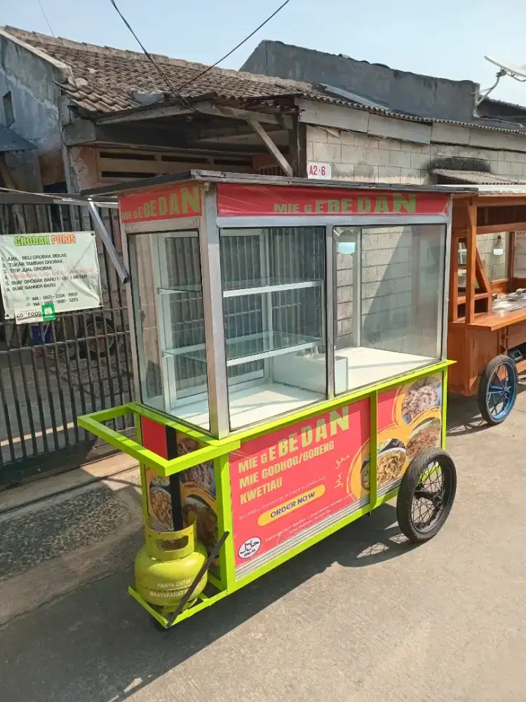 Gerobak Ayam Goreng/ Ayam geprek/ Sempol-DLL / Grobak Bekas