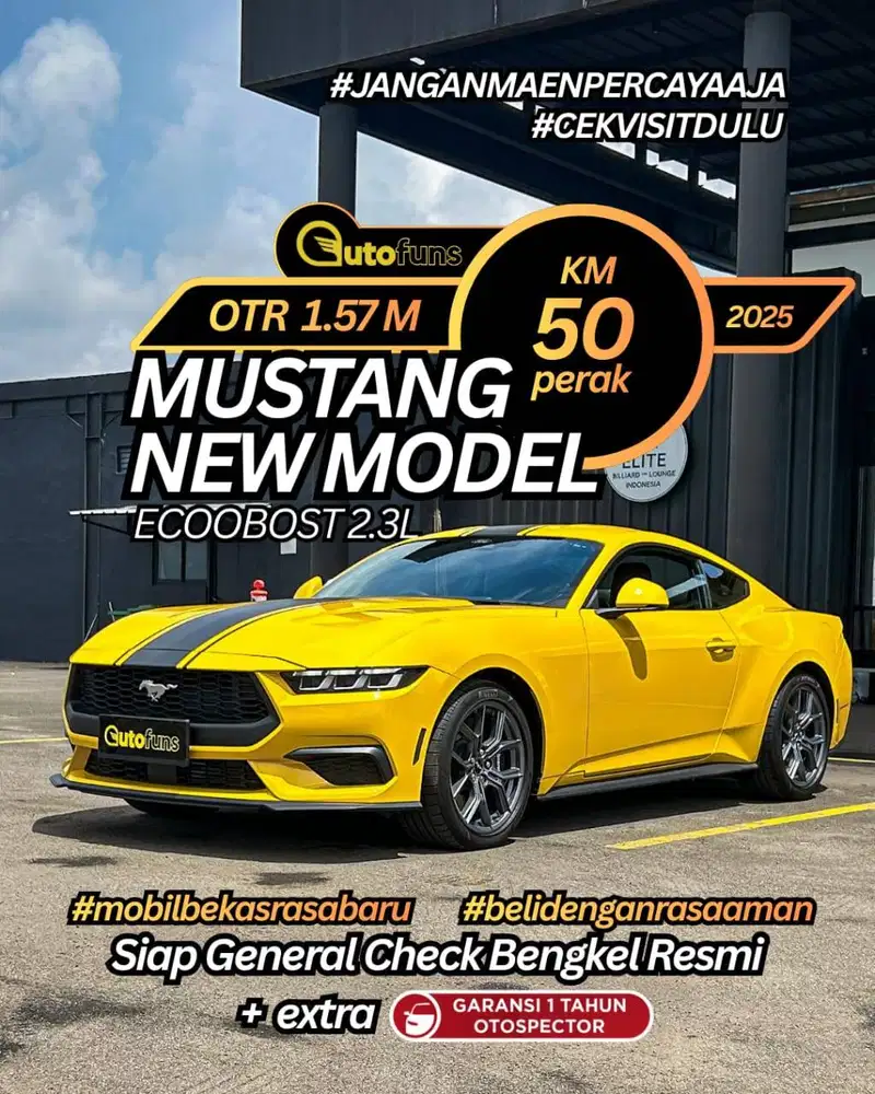Km 50 Perak Ford Mustang 2025 Mustang Ecoboost 2.3 AT 2024 eco boost