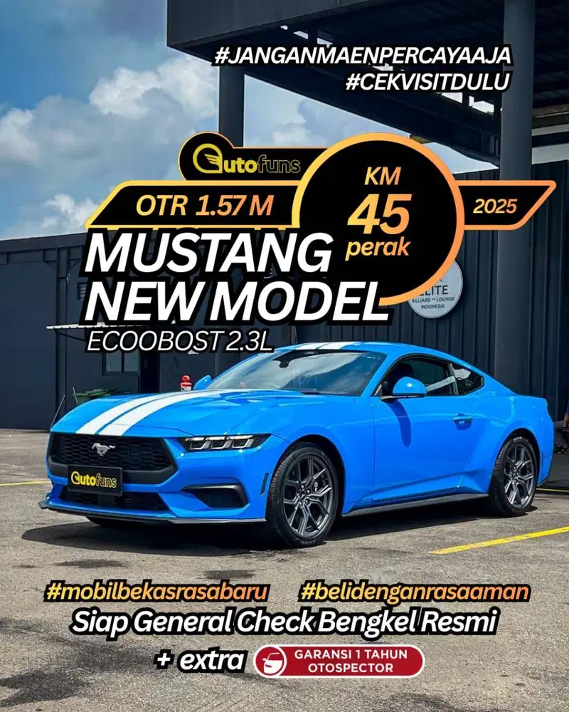 Km 45 Perak Ford Mustang 2025 Mustang ecoboost 2.3 at 2024 eco boost