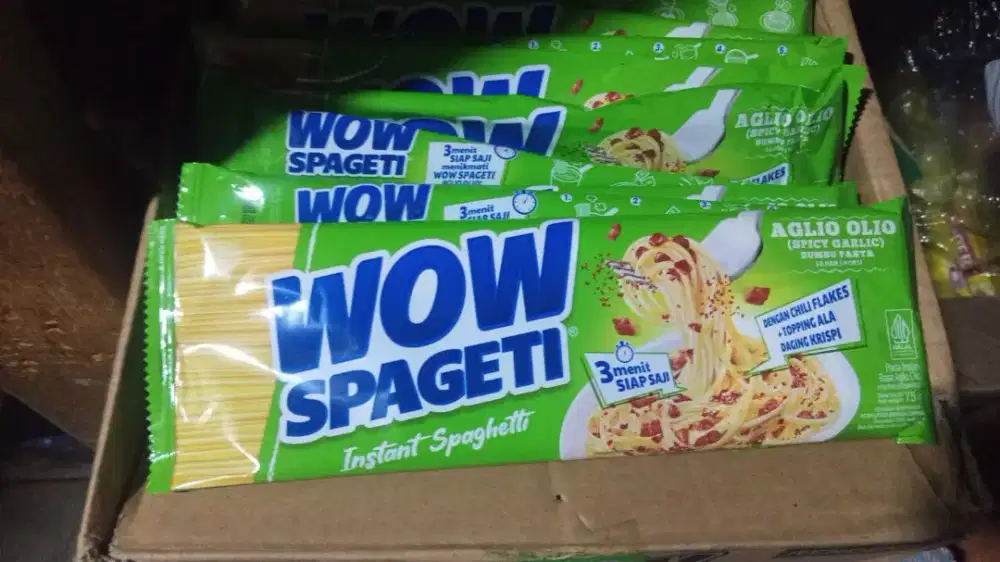 Wow spageti murah