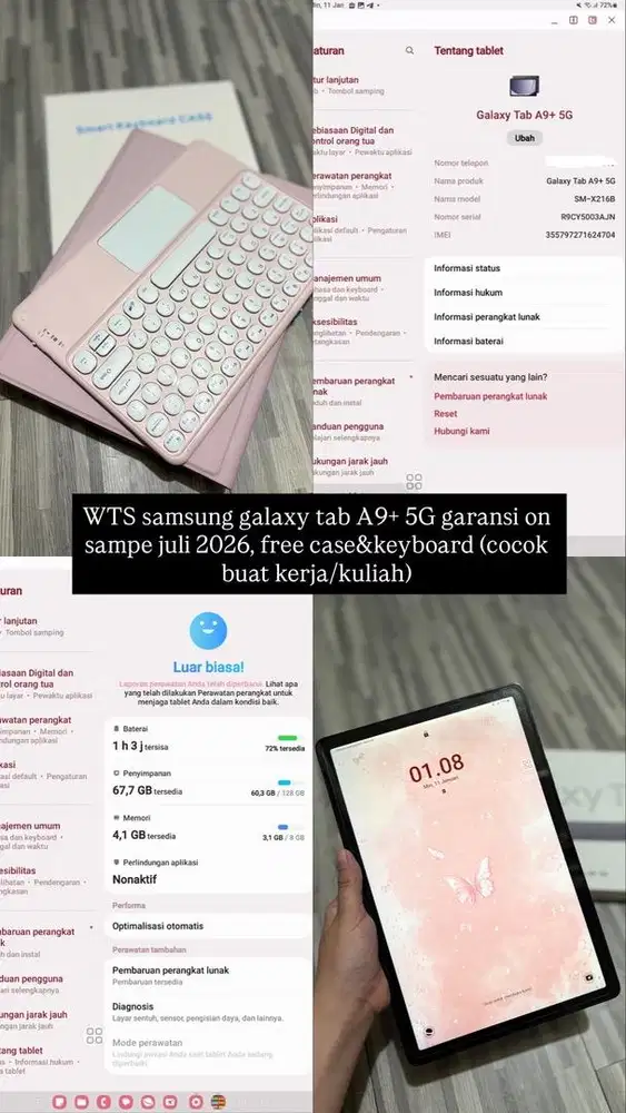 For Sale Samsung Galaxy tab A9+ 5G