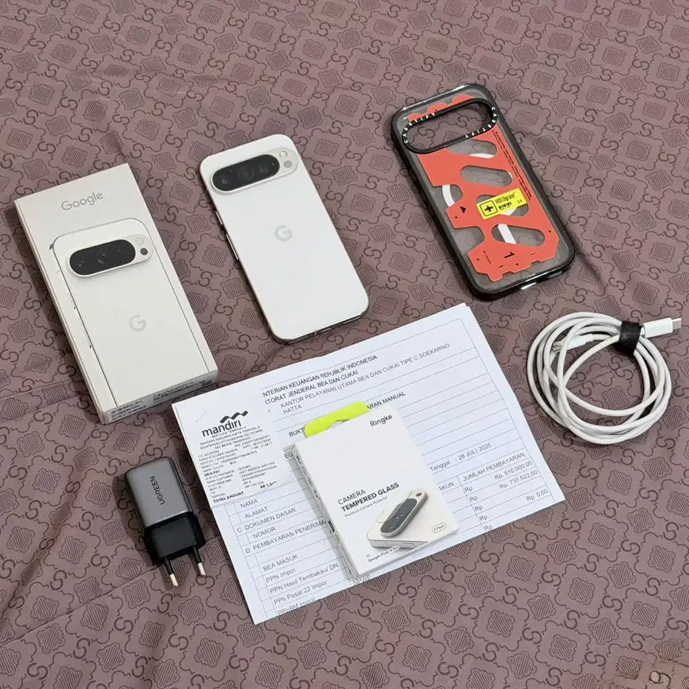 Google Pixel 9 Pro 256GB Resmi Bea Cukai. Like New 99%. Banyak Bonus!