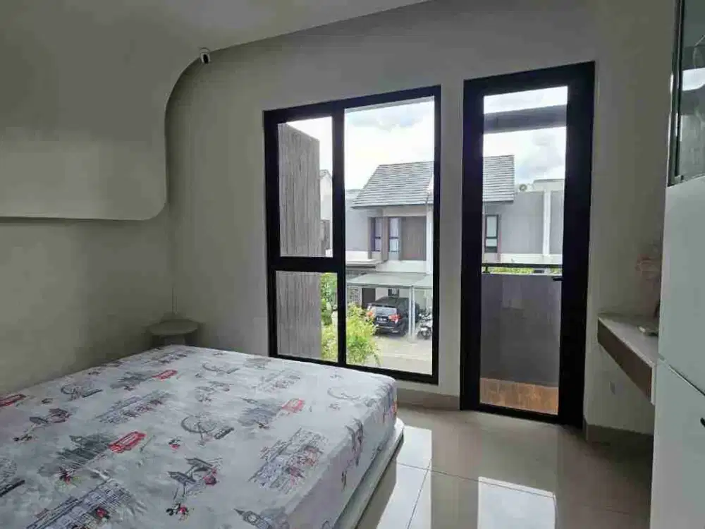 Harga awal tahun!! Rumah Btari tipe 12  dengan kamar tidur 3+1 dan muat 3 mobil dengan canopy depan