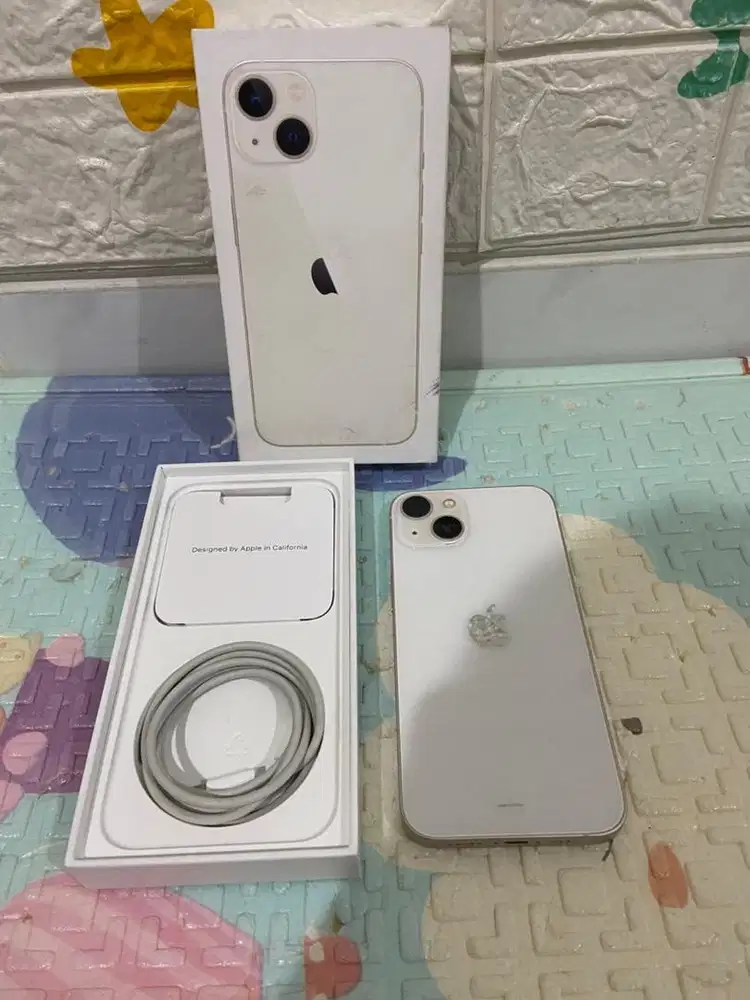 iphone 13 128Gb Starlight Garansi ibox On sampai oktober 2026