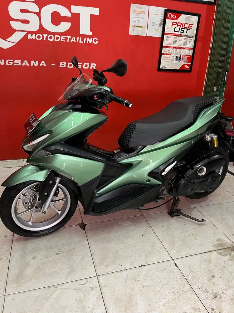 Aerox 155 2019 non abs murah full modif