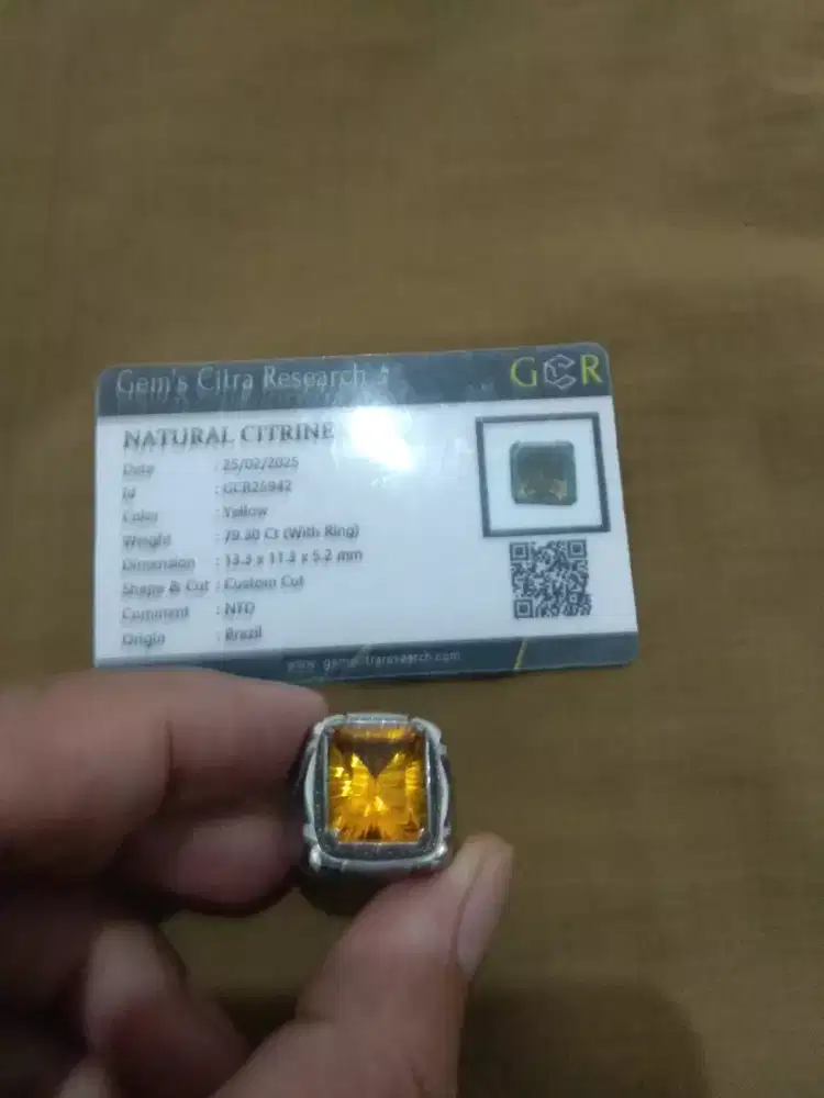 Natural Citrine