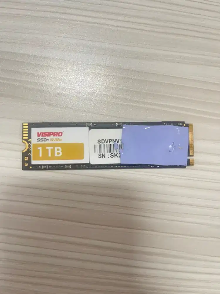 ssd nvme visipro 1 TB rusak not detect