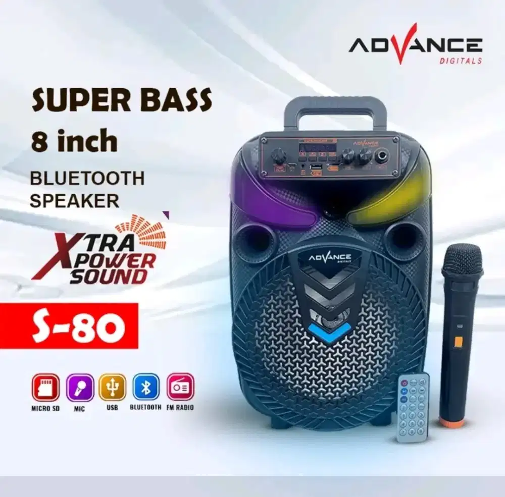 Speaker Bluetooth Advance S-80 Original